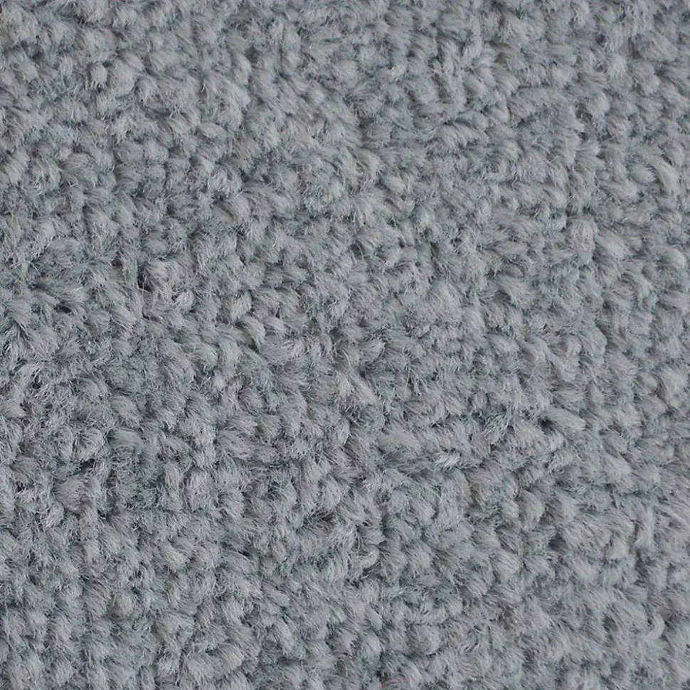 Tapis de Porte Paillasson d'entrée Monochrom Gris argent 60 x 180 cm