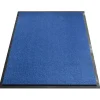 Tapis de Porte Paillasson d'entrée Monochrom Bleu 135 x 200 cm