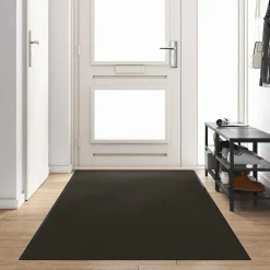 Tapis d'entrée Autre Noir 120 x 400 cm Polyamide et PVC vidaXL