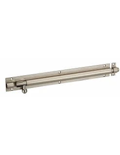 Targette, acier, pêne diamètre 10mm, 32x253mm, nickel satin - THIRARD