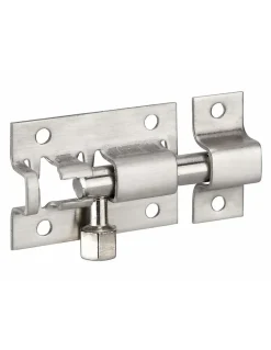Targette, inox, pêne diamètre 6mm, 26x38mm - THIRARD