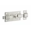Targette pêne plat pour porte d'ameublement, 75mm, inox - THIRARD