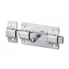 Targette pour meuble, 100mm, acier chromé, pêne plat - SP