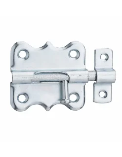 Targette pour porte de meuble, acier, pêne diamètre 6.5mm, zingué - THIRARD