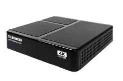 Telefunken - Récepteur TNT UHDR10 pour télévision numérique terrestre UHD 4K - 1000 canaux - PVR - Tuner TNT UHD/SD/HD/UHD/2K/4K