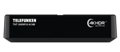 Telefunken - Récepteur TNT UHDR10 pour télévision numérique terrestre UHD 4K - 1000 canaux - PVR - Tuner TNT UHD/SD/HD/UHD/2K/4K