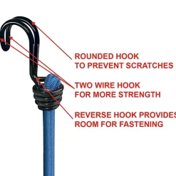 Tendeur 120 cm crochet double Master Lock, 2 pièces