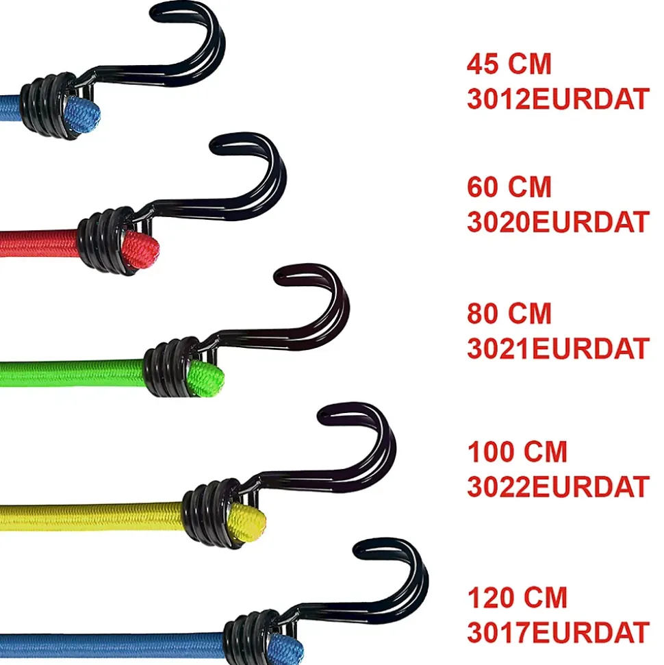 Tendeur 120 cm crochet double Master Lock, 2 pièces
