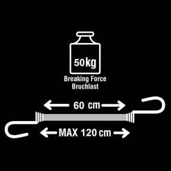 Tendeur crochet géant rotatif 120 cm Master Lock