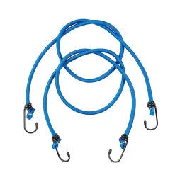 Tendeur élastique à crochet bleu Ø. 8 mm, 100 cm vendu par 2