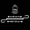 Tendeur pieuvre à 6 bras 80 cm Master Lock