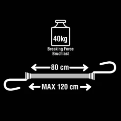 Tendeur pieuvre à 6 bras 80 cm Master Lock