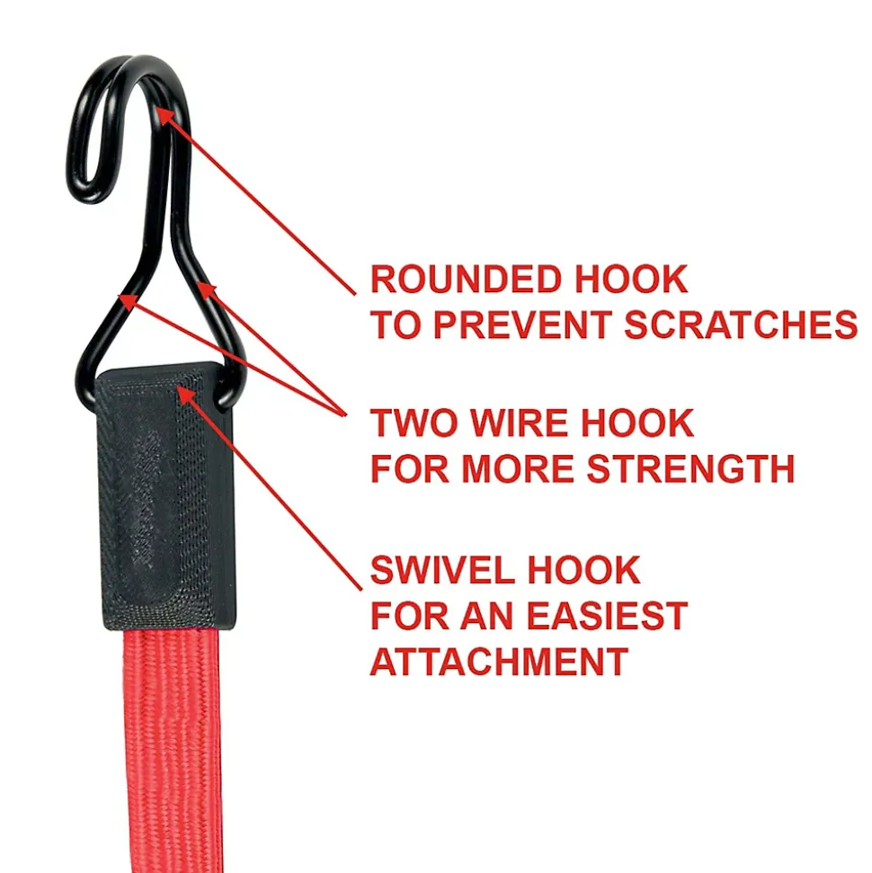 Tendeur plat 60 cm Master Lock Caoutchouc