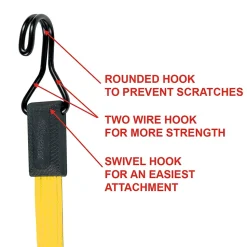 Tendeur plat crochet inversé 100 cm Master Lock