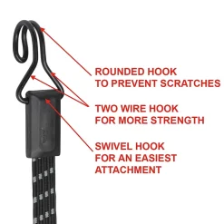 Tendeur plat réfléchissant 80 cm Master Lock