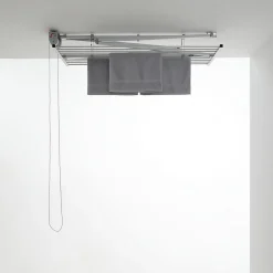 Étendoir plafond manuel 128x54x25cm alu Foxydry Mini 120