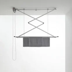 Étendoir plafond manuel 128x54x25cm alu Foxydry Mini 120