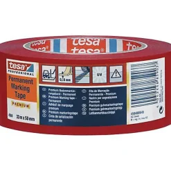 tesa tesaflex 4169-56-93 bande adhésive de marquage blanche 33 m x 50 mm
