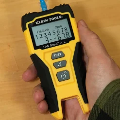 Testeur câble LAN CAT 5e 6 6A RJ45 LCD Klein Tools VDV526-200
