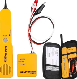 Testeur de circuit. traceur de fils cable reseau RJ-11 generateur tonalite L.25 x L.12 x H.4 cm GBST-CT100 - GOBESTY