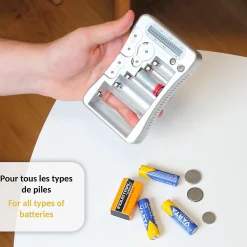 Testeur de Piles FISHTEC Universel