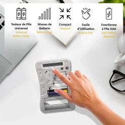 Testeur de Piles FISHTEC Universel
