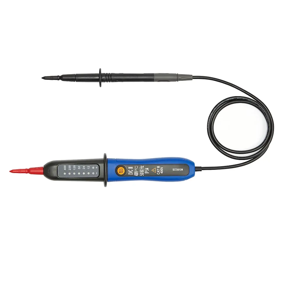 Testeur de tension bipolaire CAT3 bleu et noir