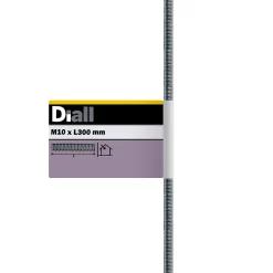 Tige filetée brillante zinguée diamètre 10 x 300 mm