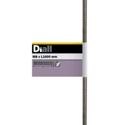 Tige filetée en acier inoxydable A2 diamètre 8 mm x 1 m