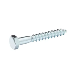 Tirefonds DIN 571 zingués 8x60 mm - 10 pièces