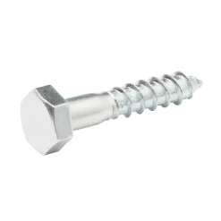 Tirefonds DIN 571 zingués 6x30 mm - 200 pièces