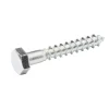 Tirefonds DIN 571 zingués 6x40 mm - 200 pièces