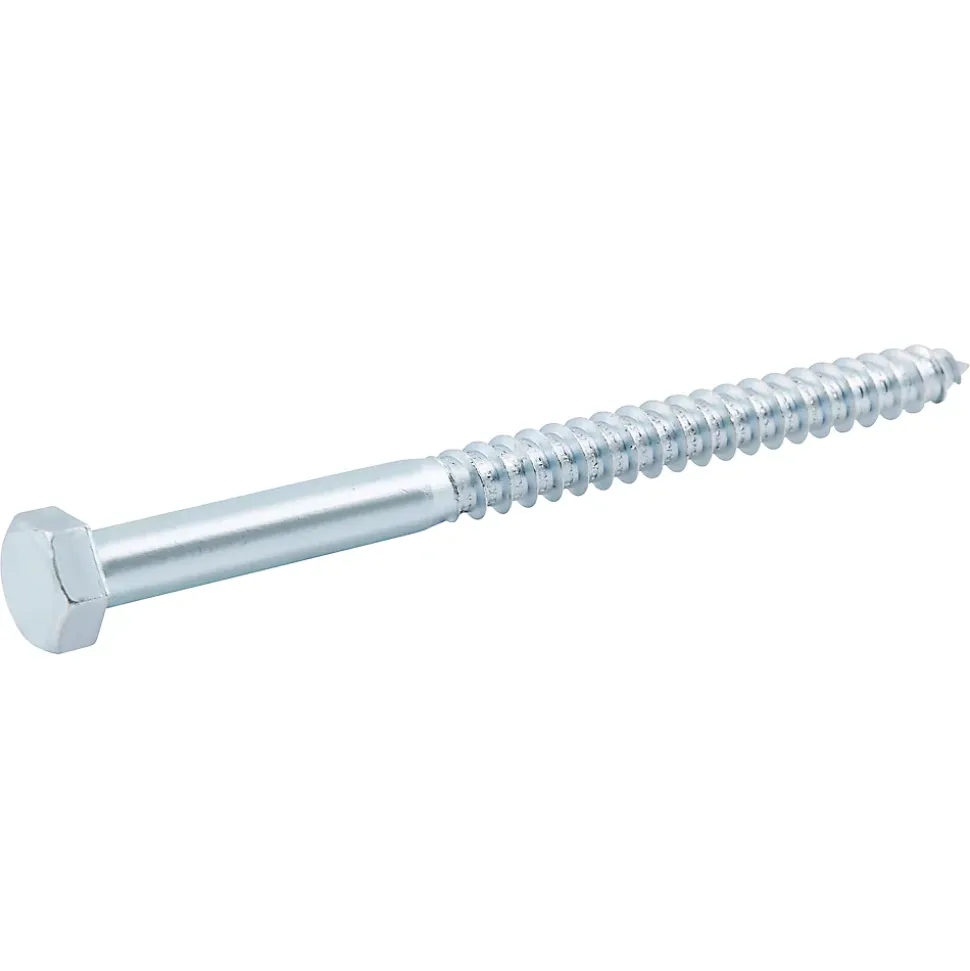 Tirefonds DIN 571 zingués 10x140 mm - 10 pièces