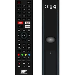 Télécommande CGV Fidelio Hisense 55 boutons Noire infrarouge prête à l'emploi