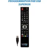 Télécommande SUPERIOR 2in1 noir - SUPTUB002