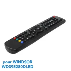 Télécommande TV de remplacement Vestel pour WINDSOR WD395280DLED