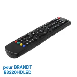 Télécommande TV de remplacement Vestel pour BRANDT B3220HDLED