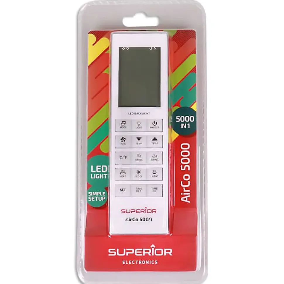 Télécommande Universelle pour climatiseurs SUPERIOR SUPCU005 Airco 5000