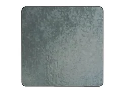 Tôle acier galvanisé lisse Ep. 0,5 mm, 100 x 50 cm
