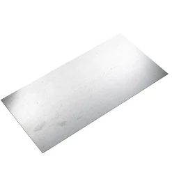 Tôle acier galvanisé lisse Ep. 1 mm, 50 x 25 cm