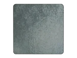 Tôle acier galvanisé lisse Ep. 1 mm, 50 x 25 cm
