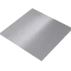 Tôle aluminium anodisé lisse argent brossé 50 x 25 cm