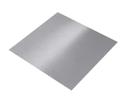 Tôle aluminium anodisé lisse argent brossé 50 x 25 cm