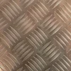 Tôle aluminium brut damier 50 x 25 cm