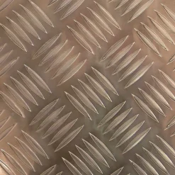 Tôle aluminium brut damier 50 x 25 cm