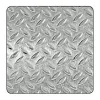 Tôle aluminium brut grain de riz Ep. 1,6 mm, 50 x 25 cm