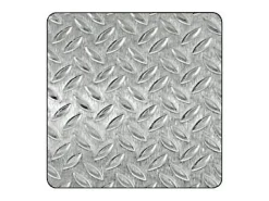 Tôle aluminium brut grain de riz Ep. 1,6 mm, 50 x 25 cm