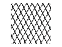 Tôle métal déployé acier brut Maille 10 x 5,5 mm, 100 x 50 cm