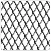 Tôle métal déployé acier brut Mailles 10 x 5,5 mm, 50 x 25 cm