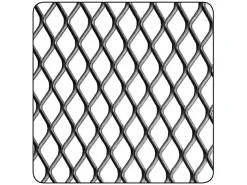 Tôle métal déployé acier brut Mailles 10 x 5,5 mm, 50 x 25 cm